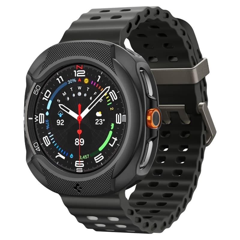 Spigen Liquid Air - Case for Samsung Galaxy Watch 8 Classic 46 mm (Matte Black) 8