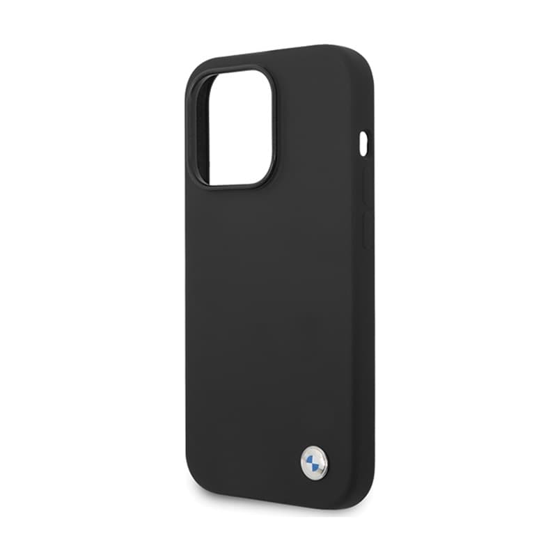 BMW Silicone Metal Logo - Case for iPhone 15 Pro (Black) 6