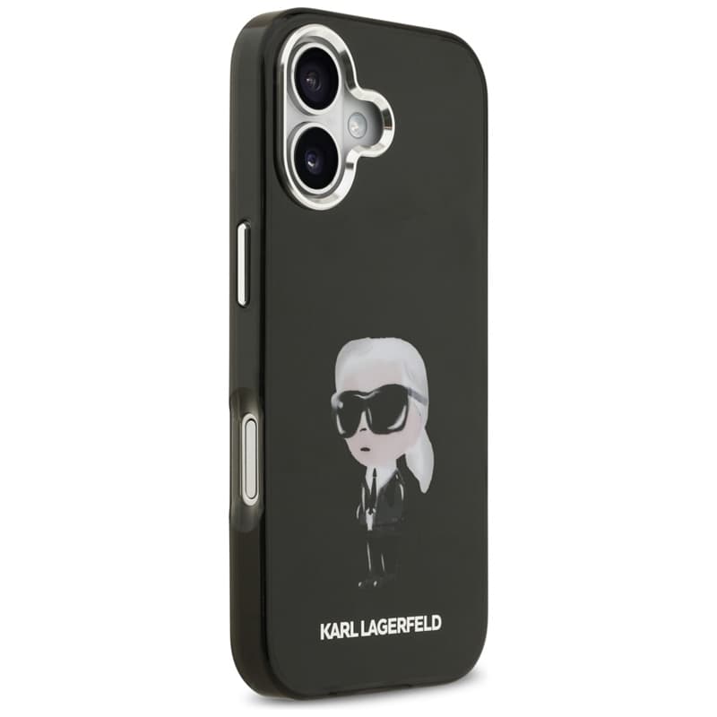 Karl Lagerfeld IML Aquarelle Karl & Logo MagSafe - Case iPhone 17 (Black) 4