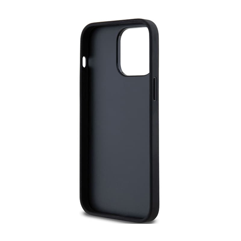 DKNY Leather Mono Stripe & Metal Logo - iPhone 14 Pro Case (black) 7