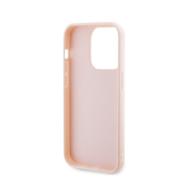 Karl Lagerfeld 3D Rubber Glitter Logo - Case for iPhone 15 Pro (pink) 7