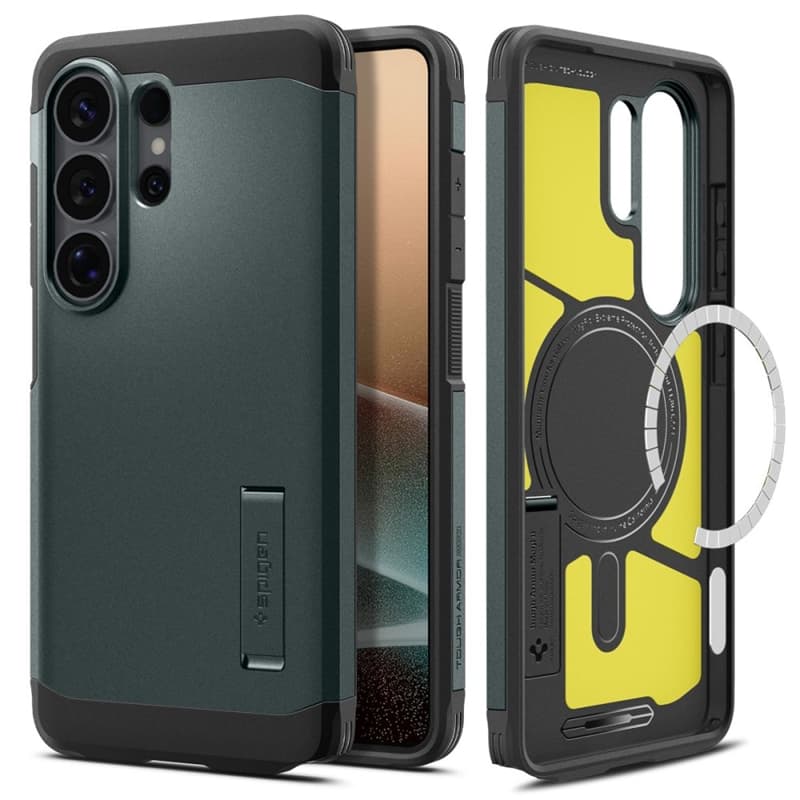 Spigen Tough Armor MagSafe - Case for Samsung Galaxy S26 Ultra (Abyss Green) 2