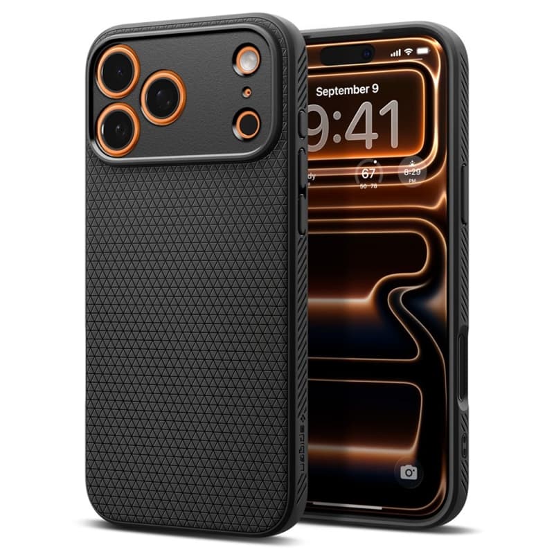 Spigen Liquid Air - Case for iPhone 17 Pro Max (Matte Black) 1