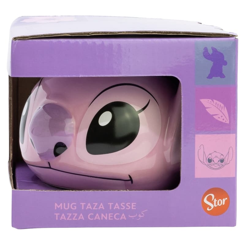 Disney Stitch - 3D ceramic mug in a gift box from the Angel collection 375 ml 6