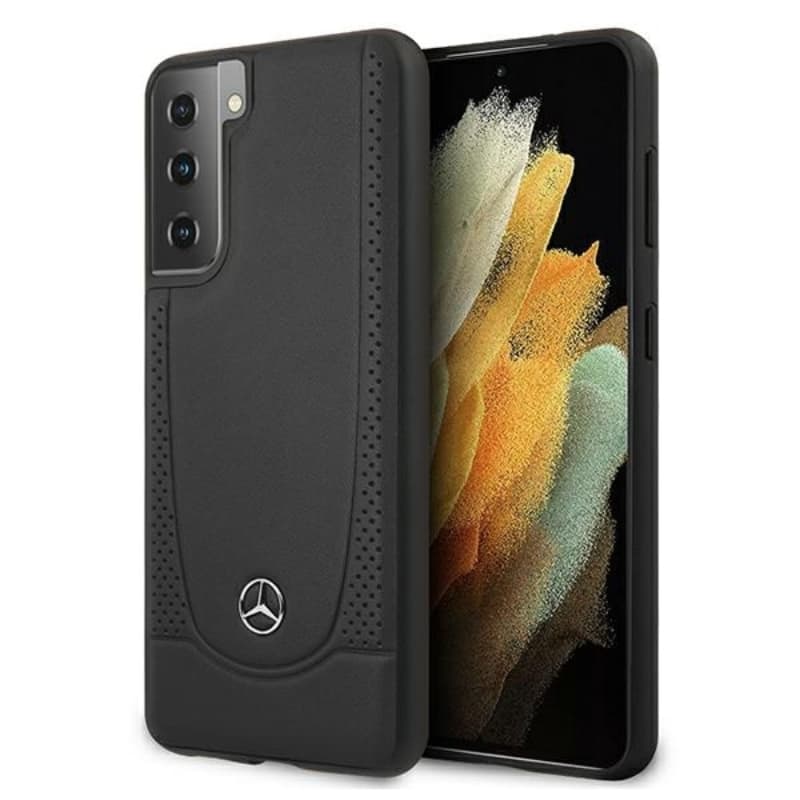 Mercedes Leather Urban Line - Case for Samsung Galaxy S21 (black) 1
