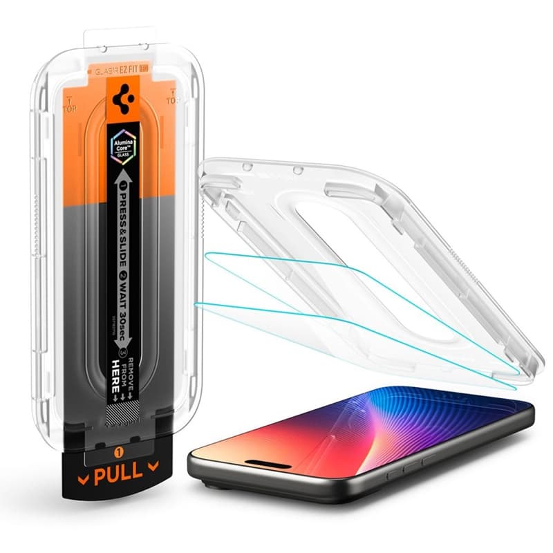 Spigen GLAS.TR EZ Fit Pro - Tempered Glass for iPhone 17 Pro Max / 16 Pro Max 3