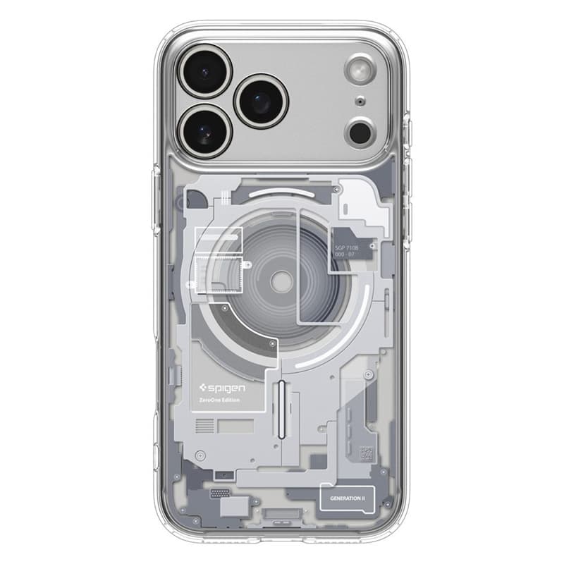 Spigen Ultra Hybrid Mag MagSafe - Case for iPhone 17 Pro Max (Zero One White) 2