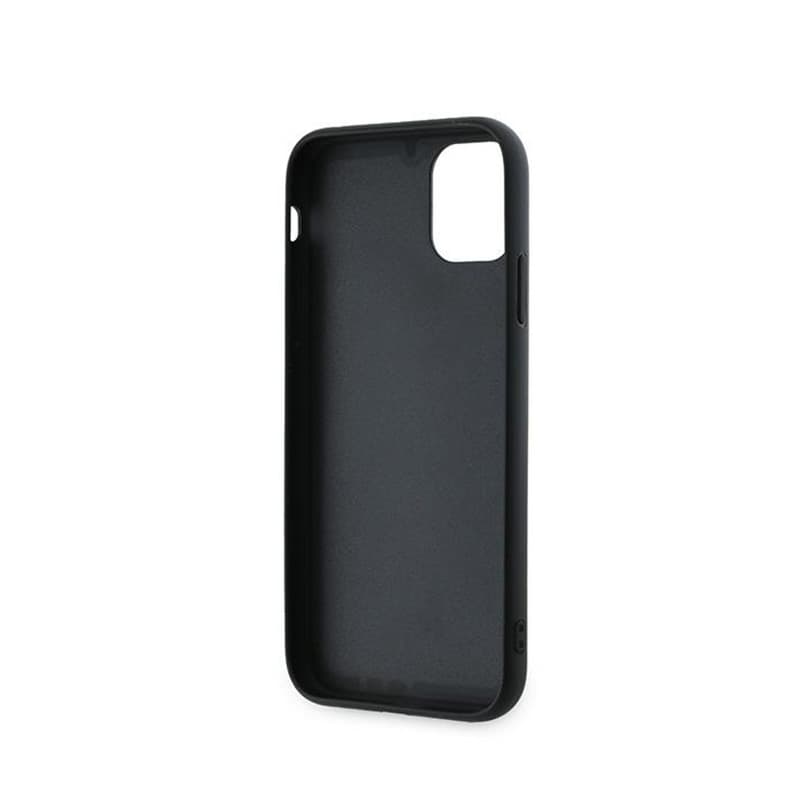 Karl Lagerfeld Diagonal Quilted Script - Case for iPhone 11 (Black) 7