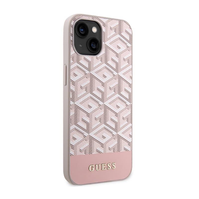 Guess GCube Stripes MagSafe - Case for iPhone 14 Plus (Pink) 4