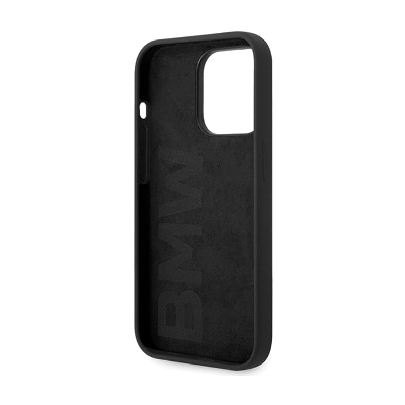 BMW Silicone Metal Logo - Case for iPhone 15 Pro (Black) 7
