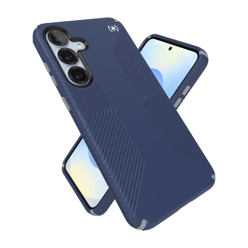 Speck Presidio2 Grip Magnet - Samsung Galaxy S25+ / 24+ MagSafe Case (Coastal Blue/Dust Gray/White) 8