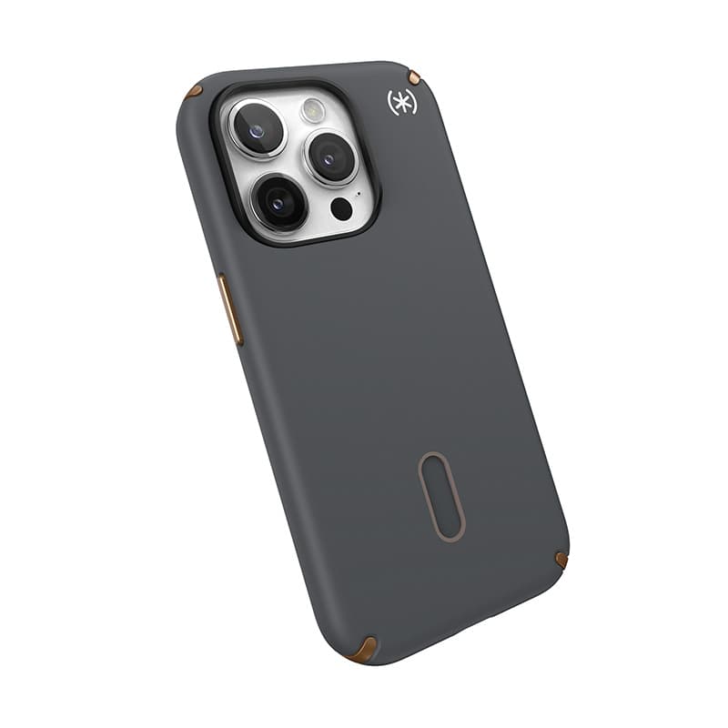 Speck Presidio2 Pro ClickLock & MagSafe - iPhone 15 Pro Case (Charcoal Gray / Cool Bronze) 6