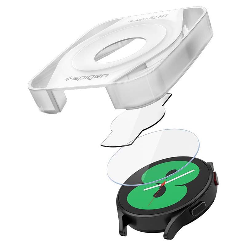 Spigen GLAS.TR EZ FIT 2-Pack - Tempered glass for Samsung Galaxy Watch 4 / 5 40 mm (2 pcs) 8