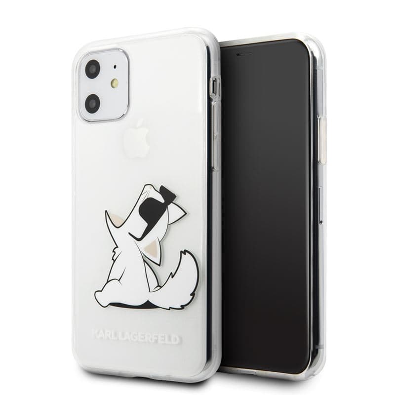 Karl Lagerfeld Choupette Fun - Case for iPhone 11 (Transparent) 1