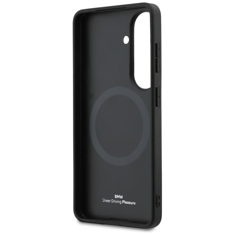 BMW Leather Hot Stamp MagSafe - Samsung Galaxy S26+ Case (Black) 7