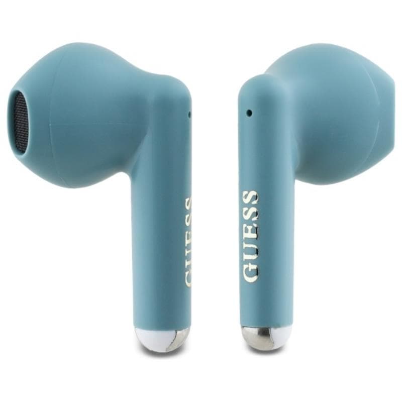 Guess Printed Classic Logo - Bluetooth TWS Headphones + Charging Case (Turquoise) 2