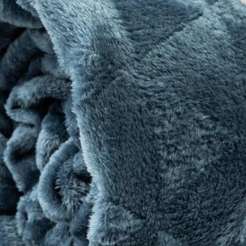 Blanket 150x200cm (navy blue) (pattern 02) 2