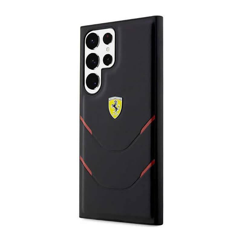 Ferrari Hot Stamp Lines - Case for Samsung Galaxy S23 Ultra (Black) 2