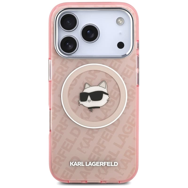 Karl Lagerfeld IML Choupette Head Logo MagSafe - Case for iPhone 17 Pro Max (pink) 3