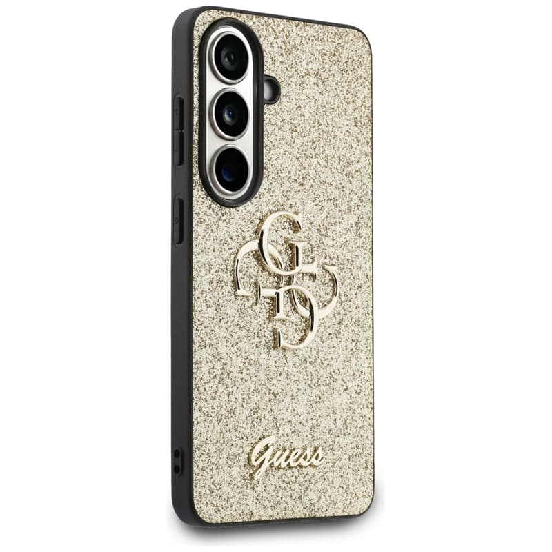 Guess Fixed Glitter Big 4G Metal Logo - Samsung Galaxy S26 Case (gold) 4