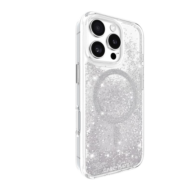 Case-Mate Waterfall MagSafe - Case for iPhone 16 Pro (Silver) 3