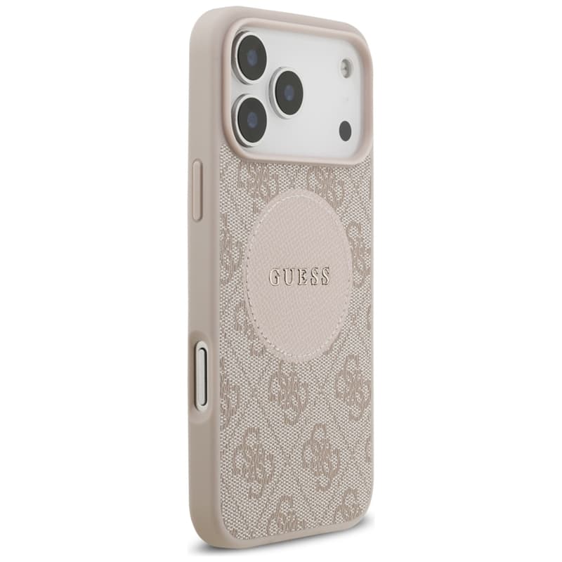Guess 4G Circle Classic Logo MagSafe - Case iPhone 17 Pro Max (pink) 4