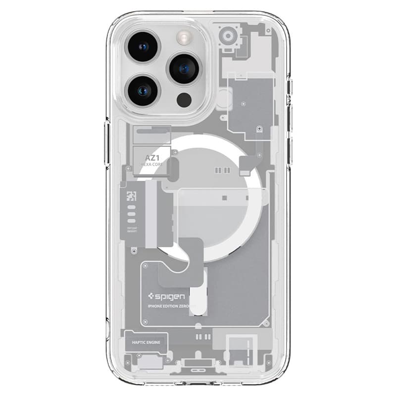 Spigen Ultra Hybrid MagSafe - Case for iPhone 15 Pro (Zero One White) 2
