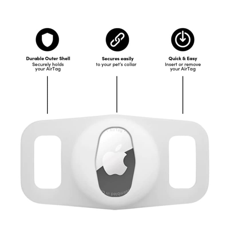 Case-Mate Dog Collar Mount - Case for Apple AirTag 1 / 2 (glow-in-the-dark) 4
