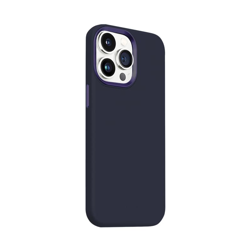 Crong Color Cover LUX Magnetic - iPhone 15 Pro MagSafe Case (Navy Blue) 4