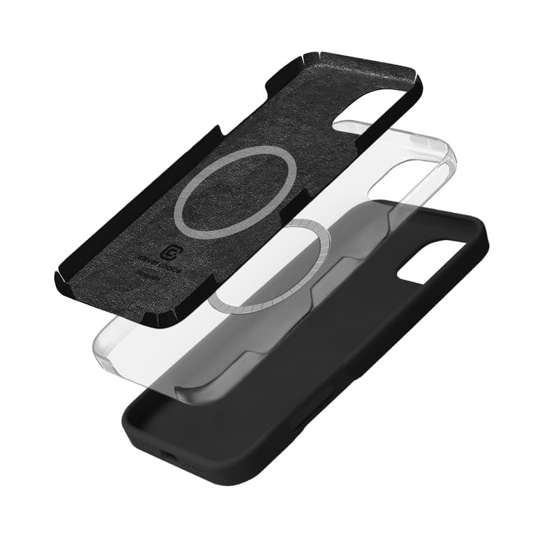 Crong Color Cover Magnetic - iPhone 16 Pro Max MagSafe Case (Black) 3
