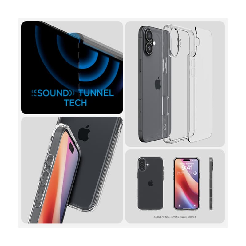 Spigen Ultra Hybrid - Case for iPhone 16 (Clear) 8