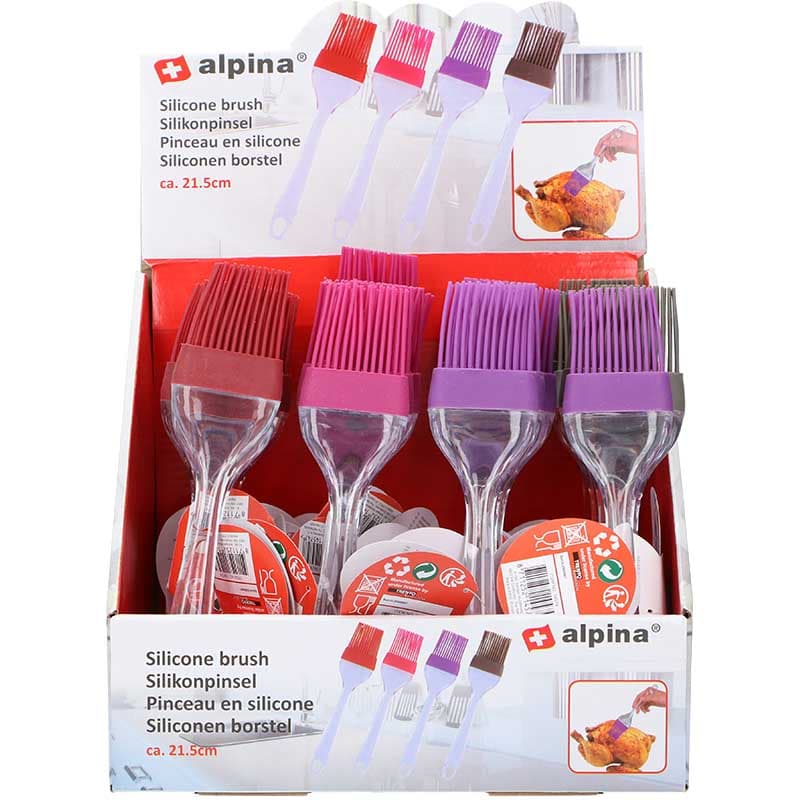 Alpina - silicone brush for marinating dishes 21 cm (gray) 2