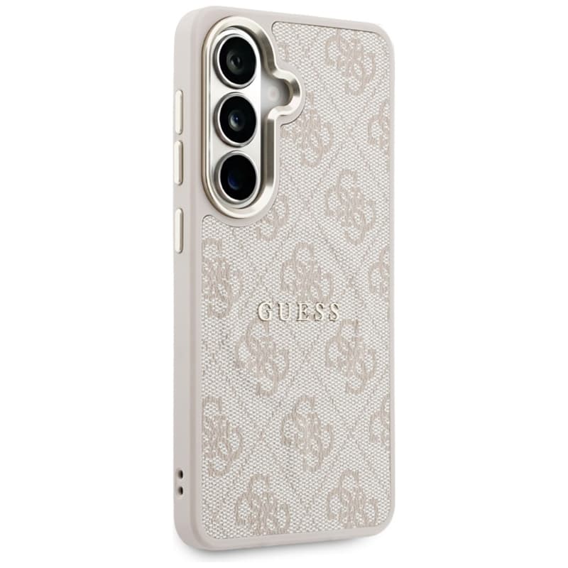 Guess 4G Embossed Ring MagSafe - Samsung Galaxy S26 Case (Pink) 4