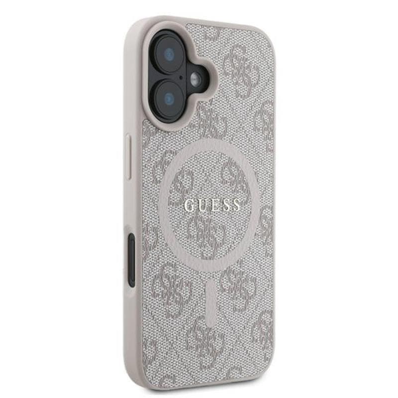 Guess 4G Ring Classic Logo MagSafe - Case iPhone 16 Plus (pink) 4