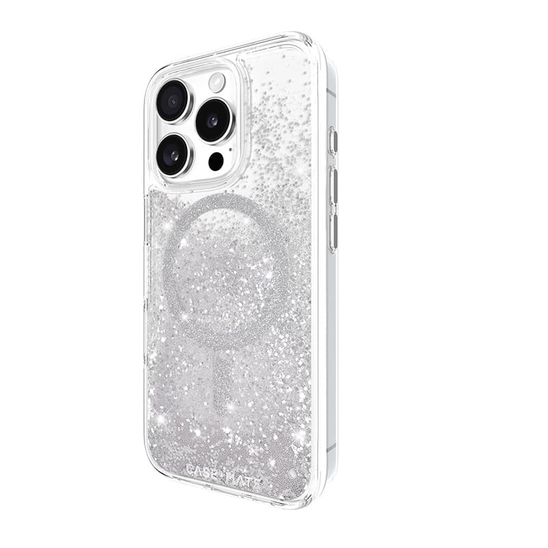 Case-Mate Waterfall MagSafe - Case for iPhone 16 Pro (Silver) 4