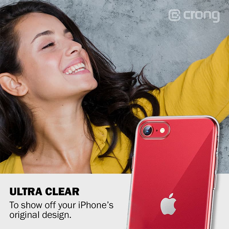 Crong Crystal Slim Cover - Protective Case for SE 2020 / iPhone 8 / 7 (clear) 7