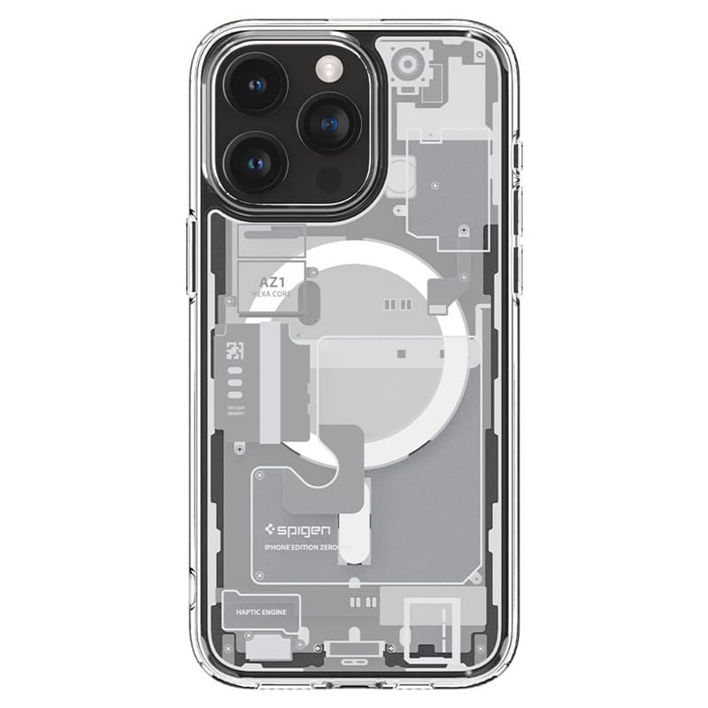 Spigen Ultra Hybrid MagSafe - Case for iPhone 15 Pro (Zero One White) 3
