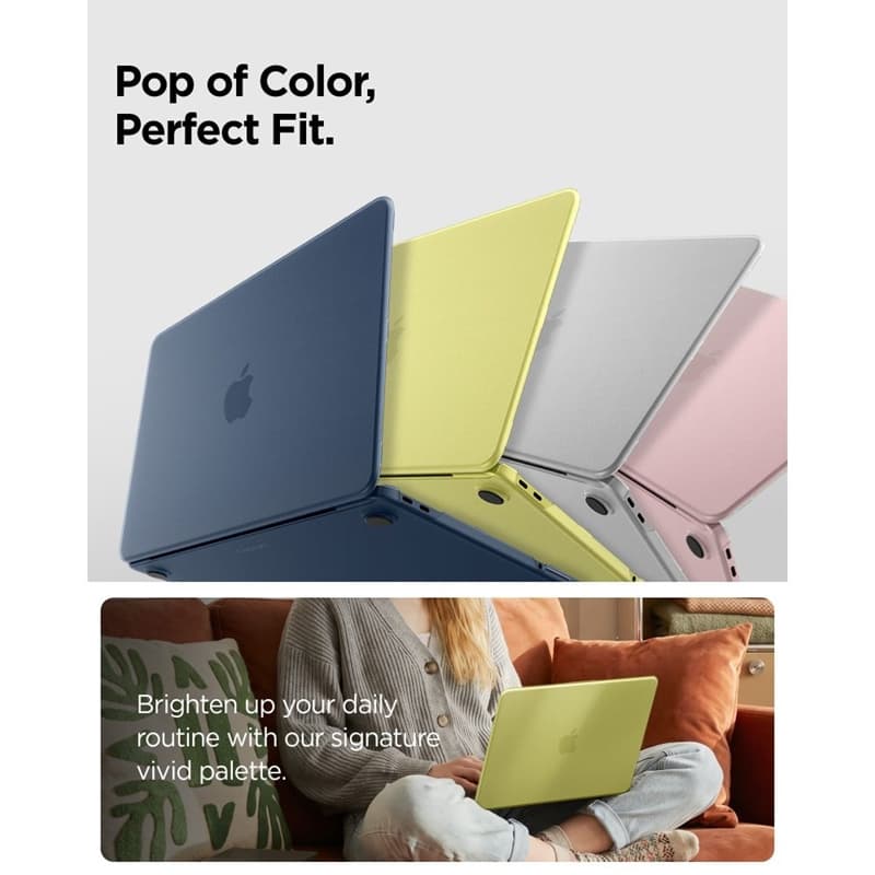 Spigen AirSkin - MacBook Neo Case (Frost Citrus) 7