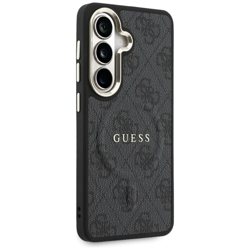 Guess 4G Embossed Ring MagSafe - Samsung Galaxy S26 Case (Black) 4