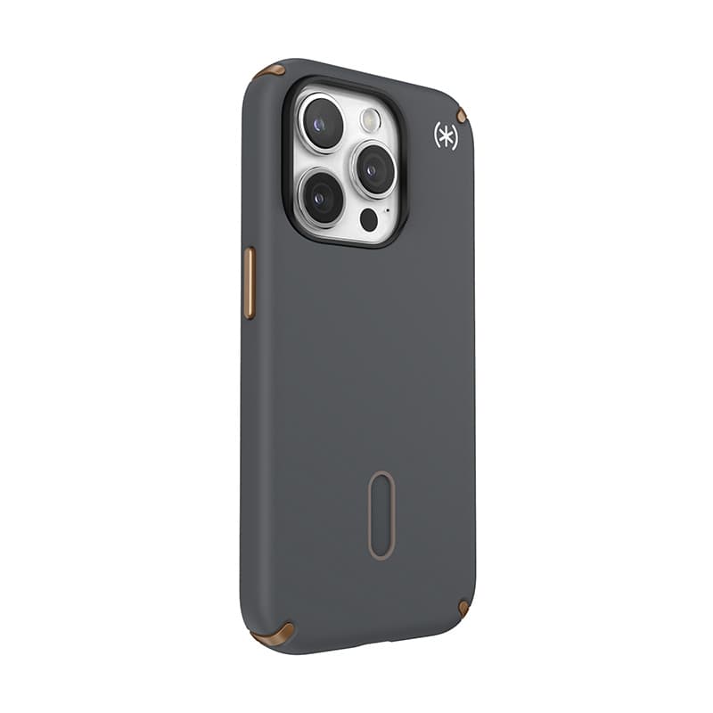 Speck Presidio2 Pro ClickLock & MagSafe - iPhone 15 Pro Case (Charcoal Gray / Cool Bronze) 8