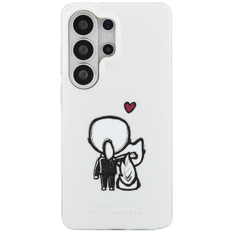 Karl Lagerfeld IML Karl & Choupette MagSafe - Samsung Galaxy S26 Ultra Case (Clear) 3