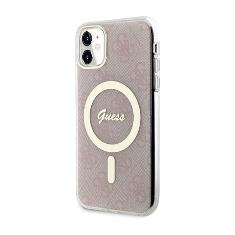 Guess 4G MagSafe - Case for iPhone 11 (Pink) 2