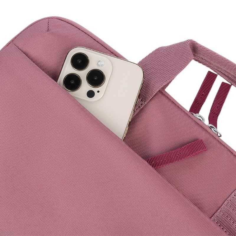 Tucano Smilza Super Slim Bag - Bag for MacBook Pro 14” / Air 15” / Pro 13” / Air / Notebook 14” / 13” (Pink) 5