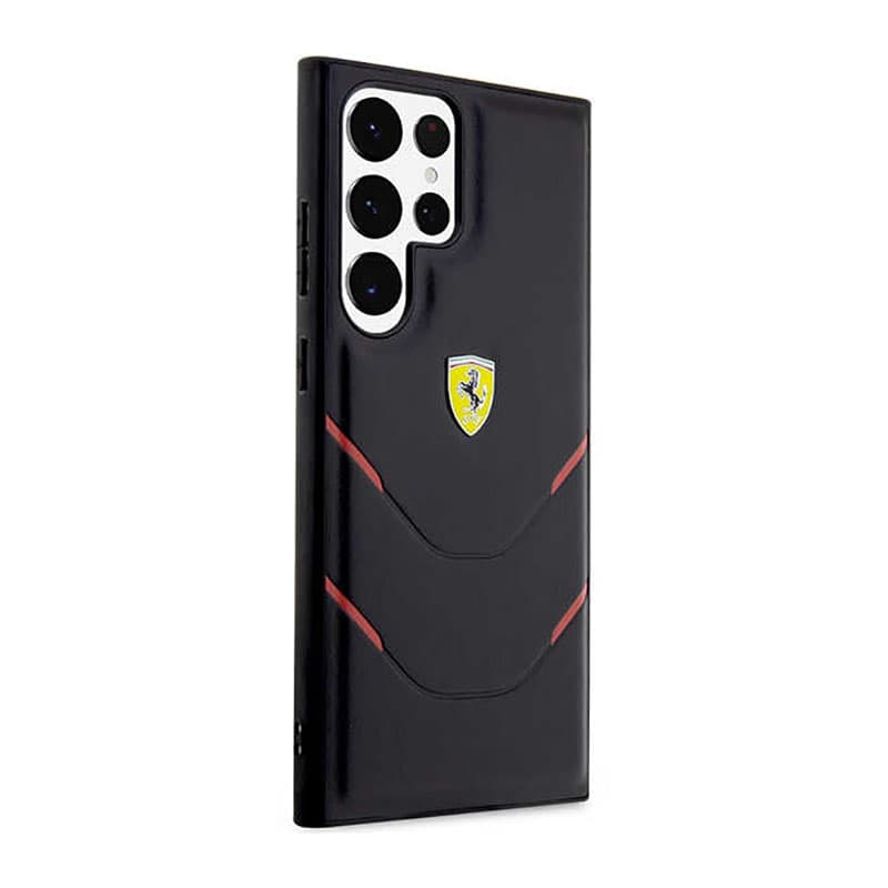 Ferrari Hot Stamp Lines - Case for Samsung Galaxy S23 Ultra (Black) 4