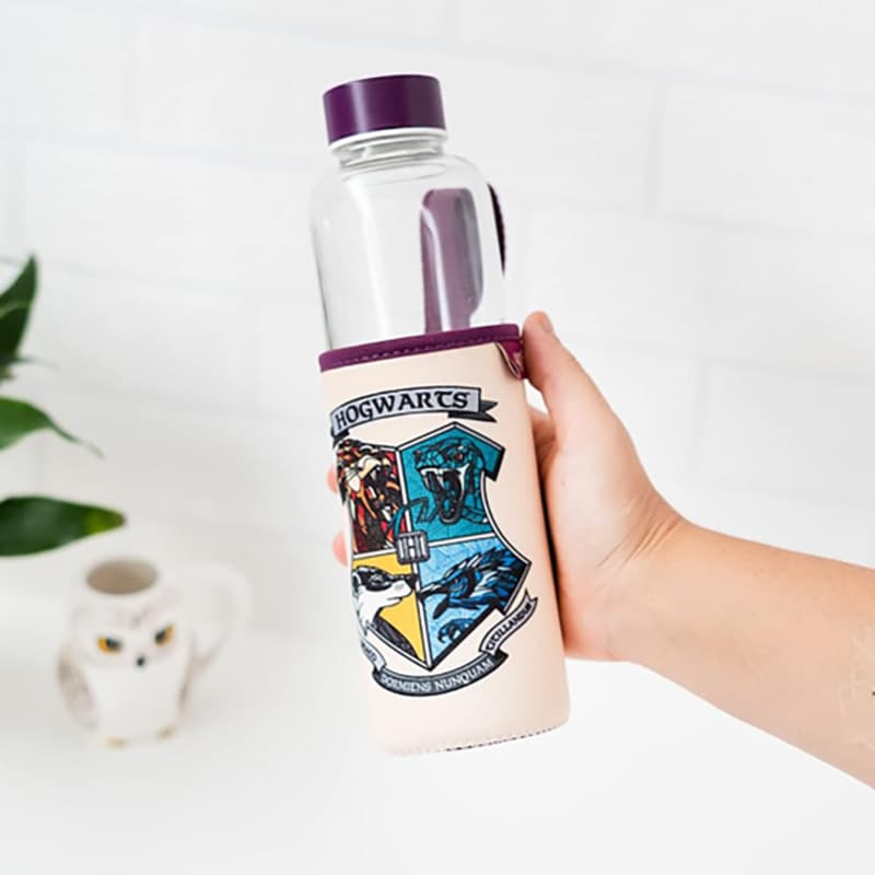 Harry Potter - Glass Water Bottle 500 ml (Hogwarts) 7