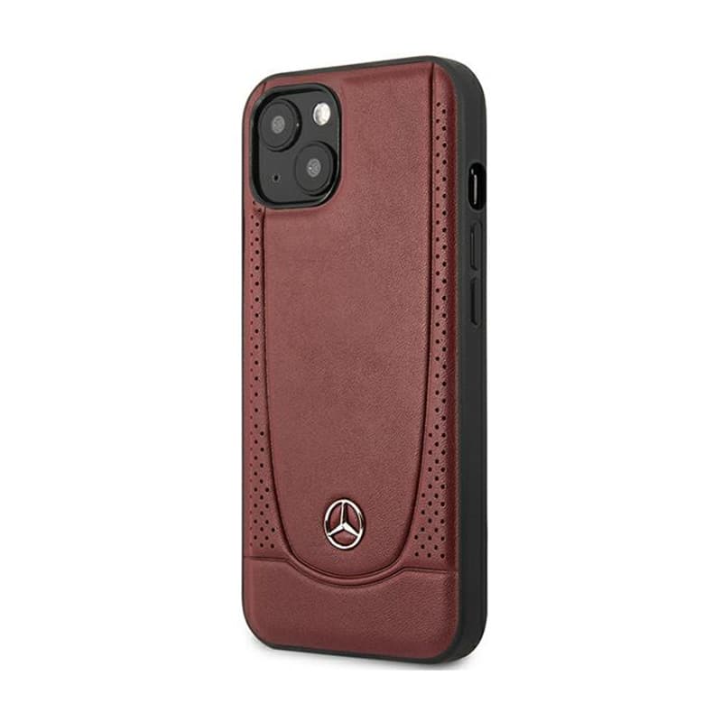 Mercedes Leather Urban Line - Case for iPhone 15 (red) 2