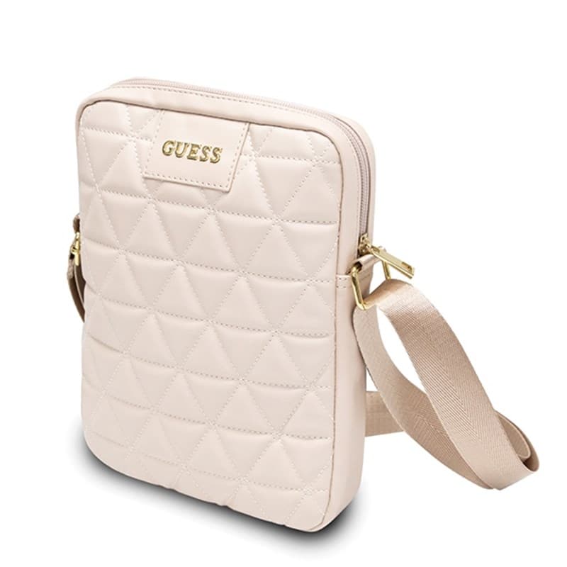 Guess Quilted Tablet Bag 10" (Pink) 2
