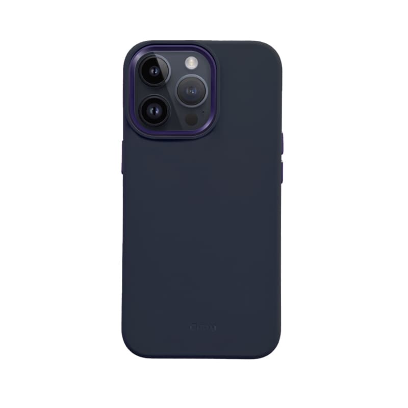 Crong Color Cover LUX Magnetic - iPhone 15 Pro MagSafe Case (Navy Blue) 6
