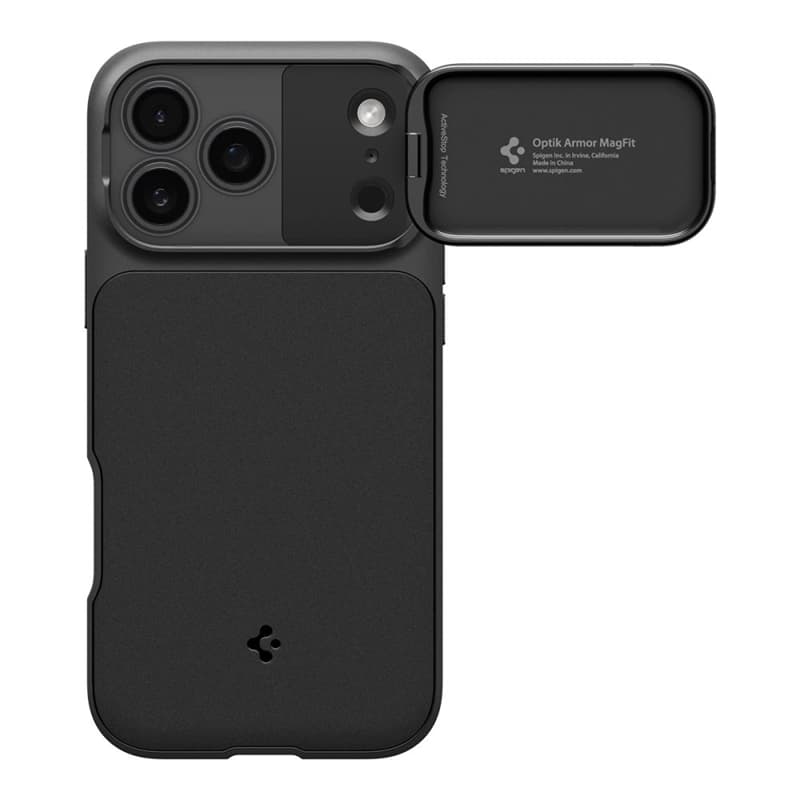 Spigen Optik Armor Mag MagSafe - Case for iPhone 17 Pro (Black) 2