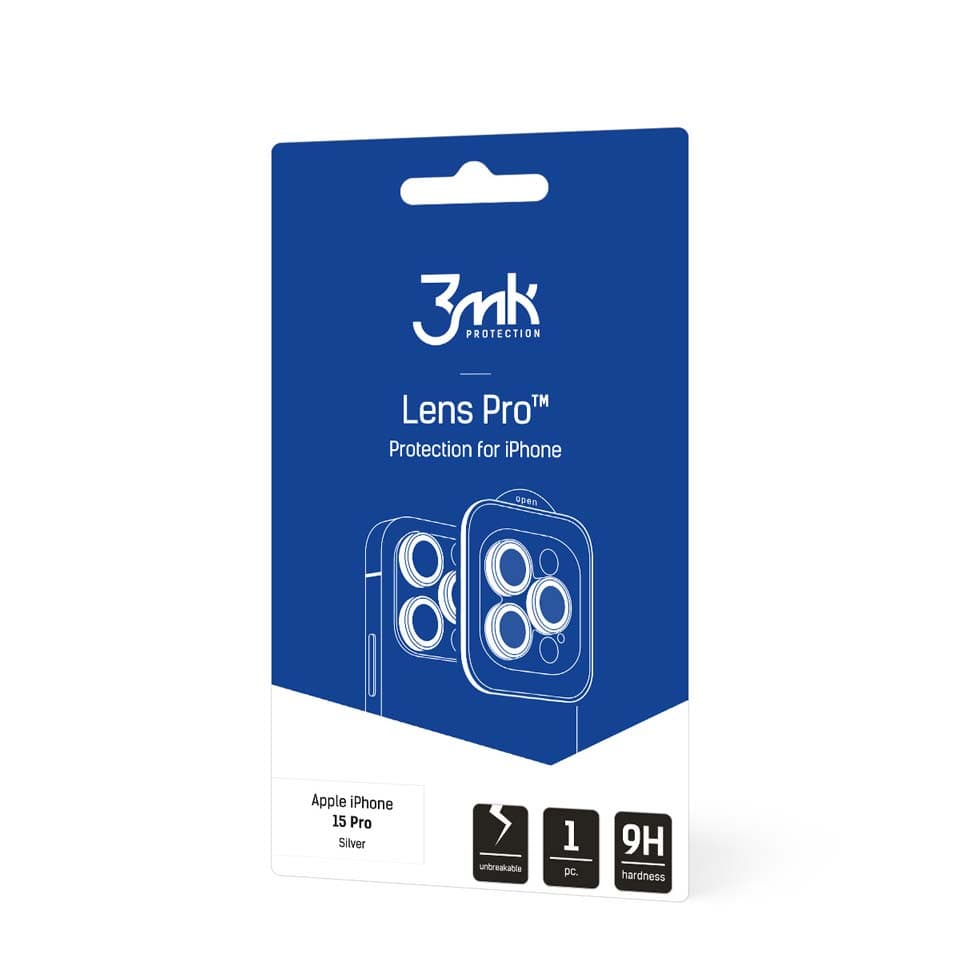 3mk Lens Protection Pro - Camera Lens Glass for iPhone 15 Pro 4